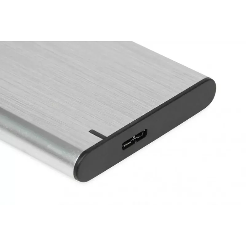 HDD/SSD korpusas IBOX HD-05 — 2,5 colio SATA III, USB 3.2 Gen 1 (5 Gbit/s), Micro-USB B, iki 10 TB, pilkas