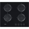 Whirlpool AKT 616/NB Juoda įmontuojama 60 cm dujinė 4 zonų