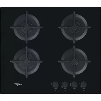 Whirlpool AKT 616/NB Juoda įmontuojama 60 cm dujinė 4 zonų
