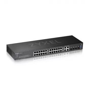 Zyxel GS2220-28-EU0101F tinklo jungiklis Valdomas L2 Gigabit Ethernet (10/100/1000) Juoda
