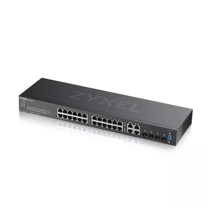 Zyxel GS2220-28-EU0101F tinklo jungiklis Valdomas L2 Gigabit Ethernet (10/100/1000) Juoda