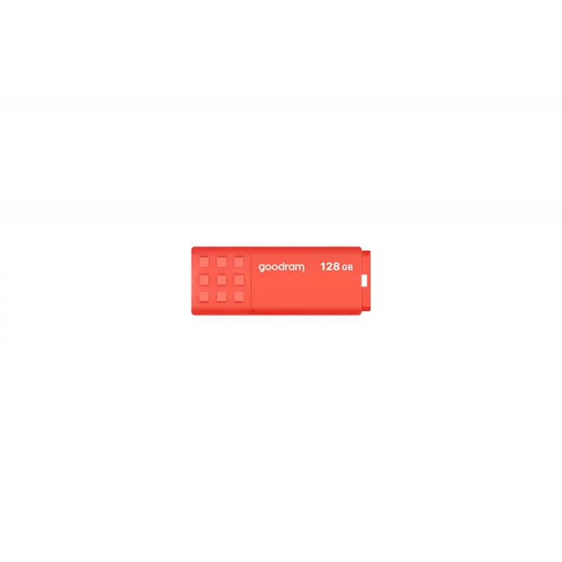 USB atmintukas GOODRAM UME3 128 GB USB Type-A 3.2 Gen 1, oranžinis, be dangtelio, 60/20 MB/s