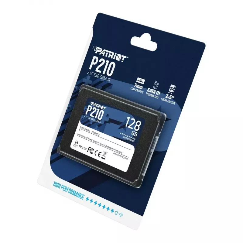 Patriot Memory P210 2.5 col. 128GB Serial ATA III 450/350 MB/s