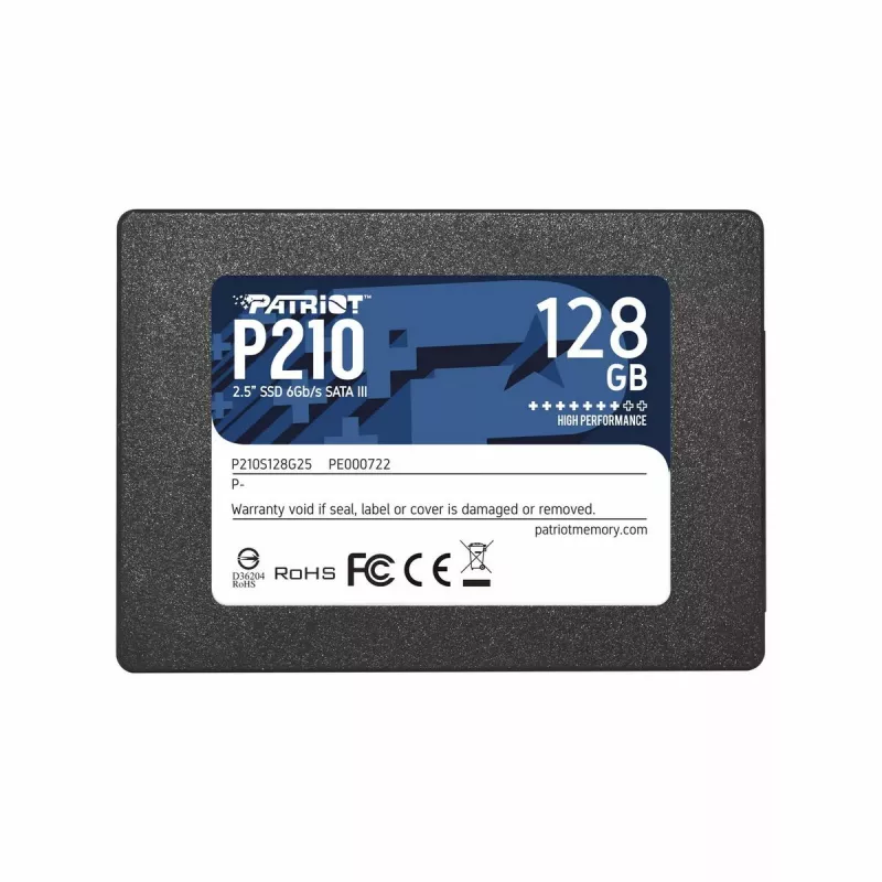 Patriot Memory P210 2.5 col. 128GB Serial ATA III 450/350 MB/s