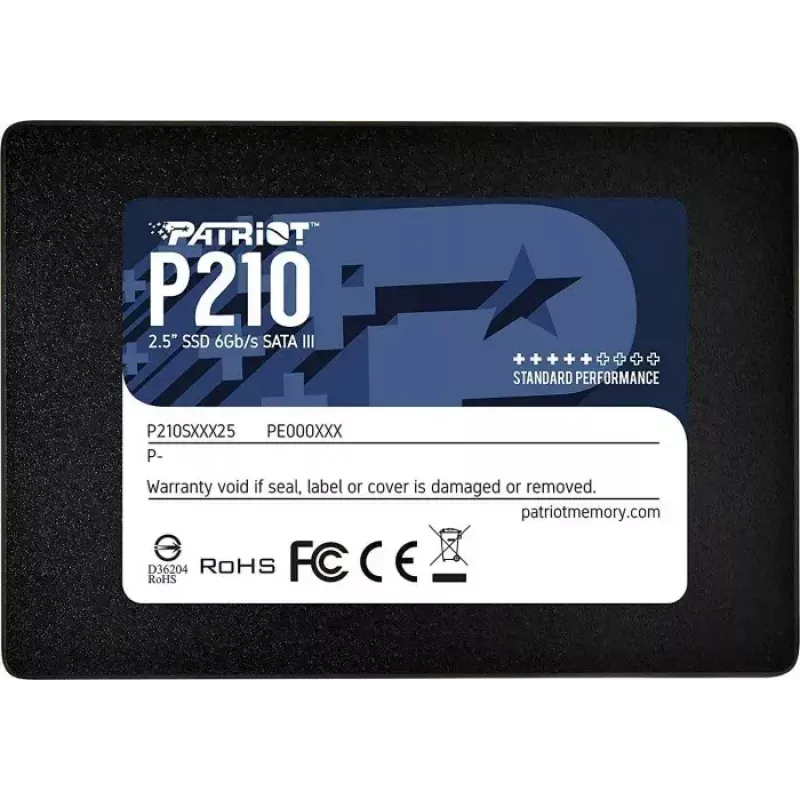 Patriot Memory P210 2.5 col. 128GB Serial ATA III 450/350 MB/s