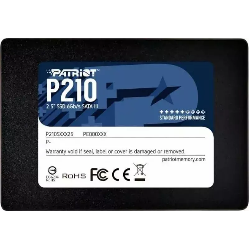 Patriot Memory P210 2.5 col. 128GB Serial ATA III 450/350 MB/s