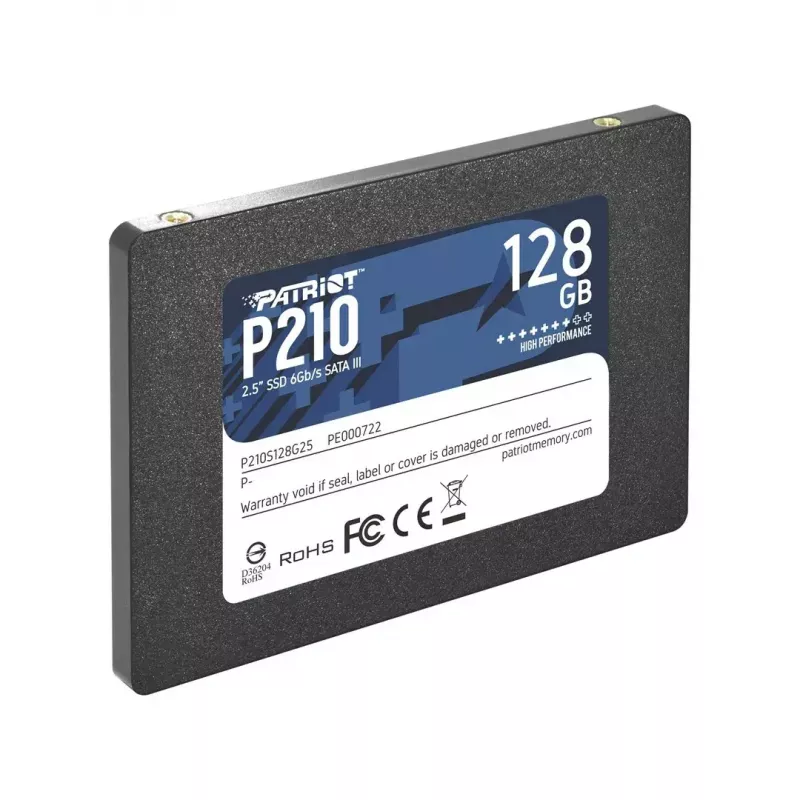 Patriot Memory P210 2.5 col. 128GB Serial ATA III 450/350 MB/s
