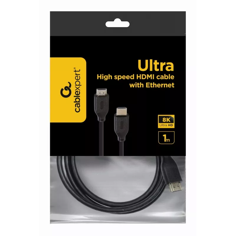 HDMI laidas Gembird CC-HDMI8K-1M — 1 m, HDMI Type A į Type A, HDMI 2.1, 48 Gbit/s, juodas