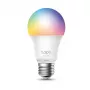 TP-Link Tapo išmanioji Wi-Fi lemputė, daugiaspalvė, išmanioji lemputė, Wi-Fi, metalinė, balta, 802.11b, 802.11g, Wi-Fi 4 (802.11n), LED, E27