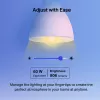 TP-Link Tapo išmanioji Wi-Fi lemputė, daugiaspalvė, išmanioji lemputė, Wi-Fi, metalinė, balta, 802.11b, 802.11g, Wi-Fi 4 (802.11n), LED, E27