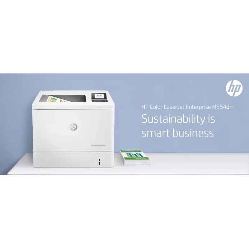 HP Color LaserJet Enterprise M554dn spausdintuvas, lazerinis, spalvotas, 1200 x 1200 DPI, A4, 33 ppm, dvipusis spausdinimas