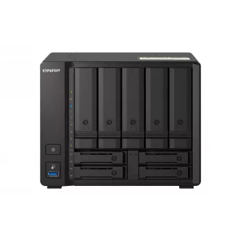 QNAP TS-H973AX NAS bokštinis Ryzen Embedded V1500B 32 GB DDR4 0 TB QuTS hero Juoda