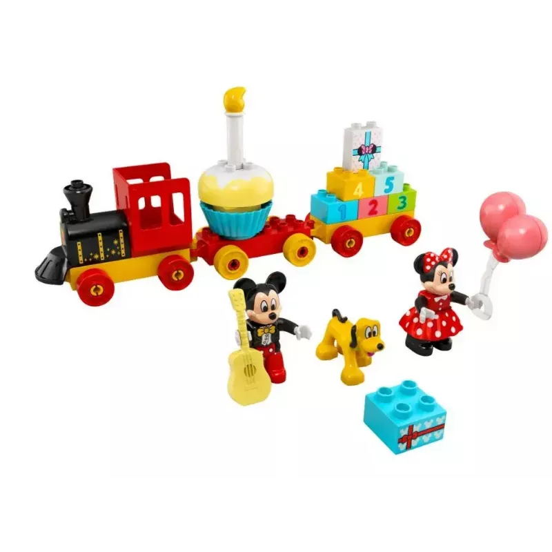 LEGO DUPLO rinkinys 10941 Mickey ir Minnie gimtadienis — DUPLO figūrėlės, 22 dalys, amžius 2+