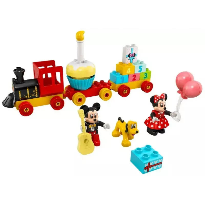 LEGO DUPLO rinkinys 10941 Mickey ir Minnie gimtadienis — DUPLO figūrėlės, 22 dalys, amžius 2+