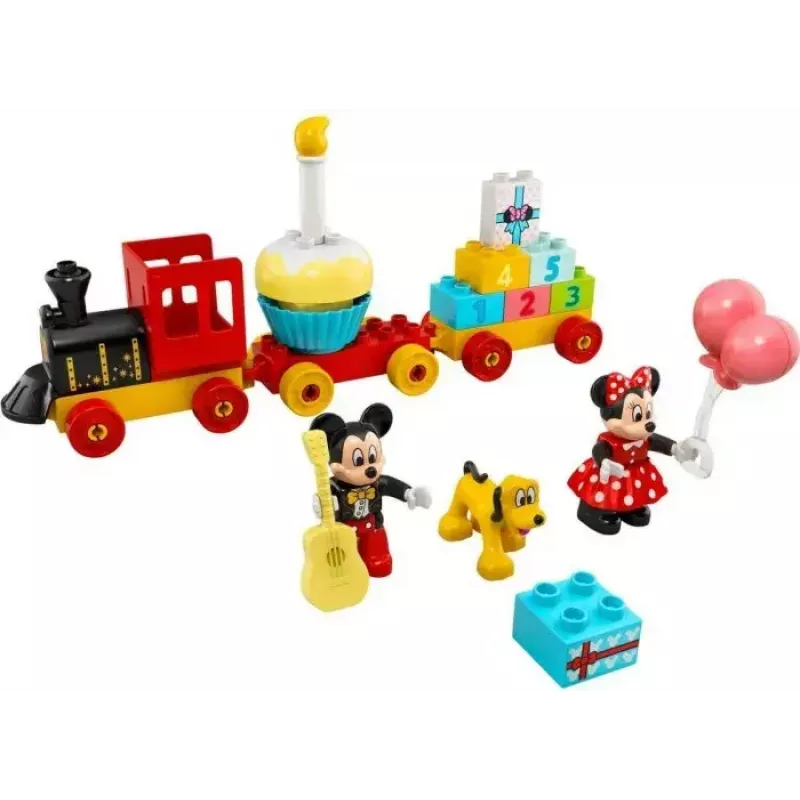 LEGO DUPLO rinkinys 10941 Mickey ir Minnie gimtadienis — DUPLO figūrėlės, 22 dalys, amžius 2+