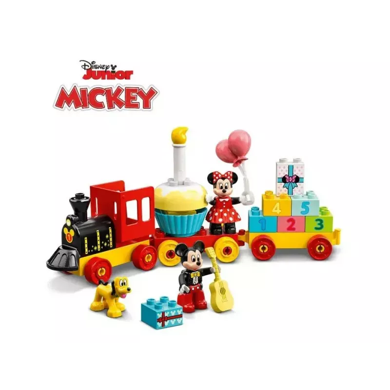 LEGO DUPLO rinkinys 10941 Mickey ir Minnie gimtadienis — DUPLO figūrėlės, 22 dalys, amžius 2+