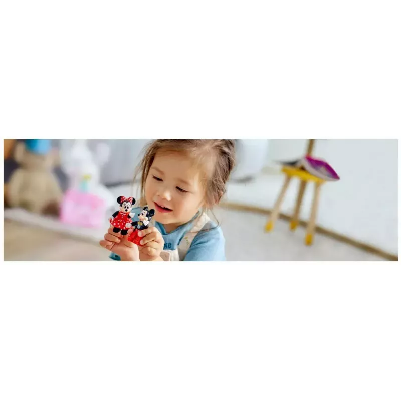 LEGO DUPLO rinkinys 10941 Mickey ir Minnie gimtadienis — DUPLO figūrėlės, 22 dalys, amžius 2+