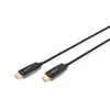 DIGITUS HDMI AOC hibridinis šviesolaidinis jungiamasis kabelis, A tipo kištukas/kištukas, 10 m, UHD 8K@60Hz, CE, juodas