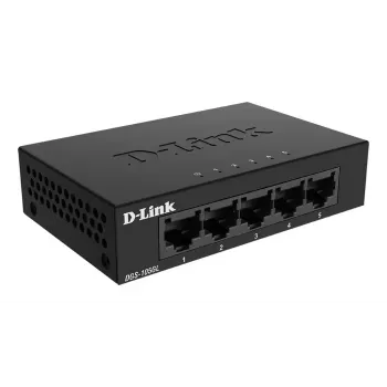D-Link DGS-105GL/E tinklo jungiklis Nevaldomas Gigabit Ethernet (10/100/1000) Juoda