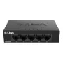 D-Link DGS-105GL/E tinklo jungiklis Nevaldomas Gigabit Ethernet (10/100/1000) Juoda
