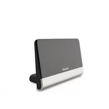 Philips Digital TV antenna SDV6222/12, Juoda, Sidabrinė, 48 dBi, FM, UHF, VHF, 1.8 m, 210 x 100 x 140 mm, Coax