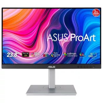 ASUS ProArt PA247CV kompiuterio monitorius 60,5 cm (23,8 col.) 1920 x 1080 pikselių Full HD juoda, sidabrinė