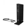 ICY BOX IB-DK2251AC Laidinė USB 3.2 Gen 2 (3.1 Gen 2) Type-A Juoda