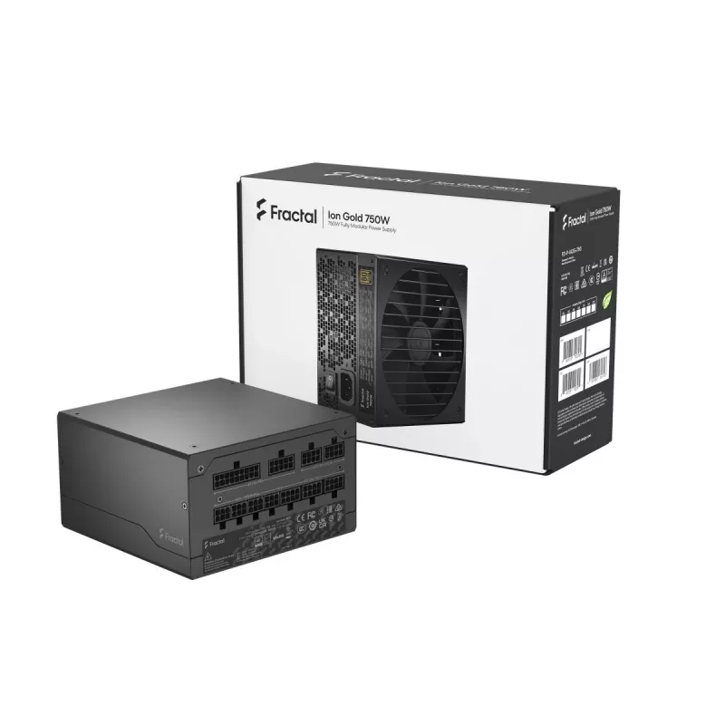 Fractal Design Ion+ 750W Gold maitinimo blokas 24-pin ATX ATX Juodas