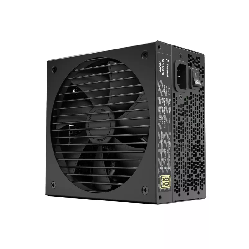 Fractal Design Ion+ 750W Gold maitinimo blokas 24-pin ATX ATX Juodas