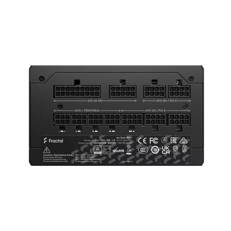 Fractal Design Ion+ 750W Gold maitinimo blokas 24-pin ATX ATX Juodas