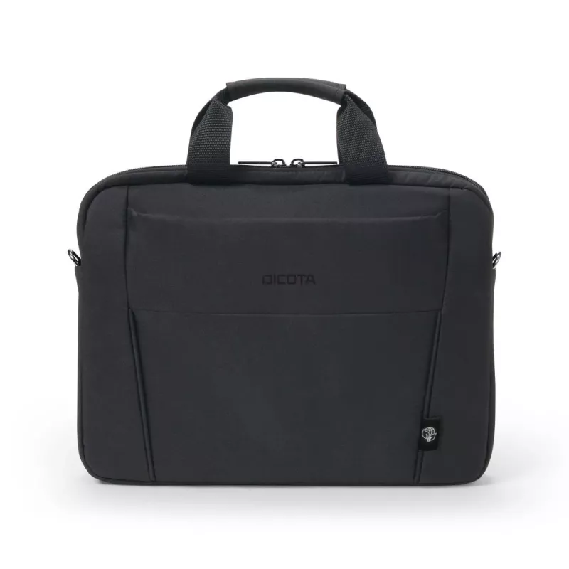 DICOTA Eco plonas Case Base - 13-14,1 col. nešiojamojo kompiuterio dėklas - juodas / 300d Rpet poliesteris