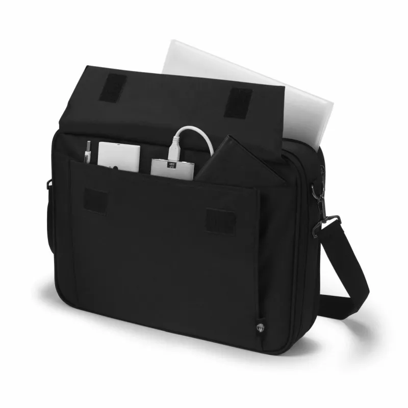 DICOTA Eco Multi Plus Base - 14-15,6 col. nešiojamojo kompiuterio dėklas - juodas / 300D rPET poliesteris