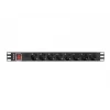 Maitinimo paskirstymo įrenginys PDU Lanberg PDU-08F-0200-BK