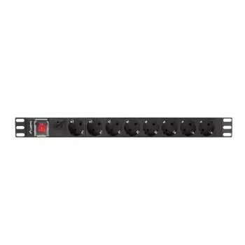 Maitinimo paskirstymo įrenginys PDU Lanberg PDU-08F-0200-BK