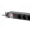 Maitinimo paskirstymo įrenginys PDU Lanberg PDU-08F-0200-BK