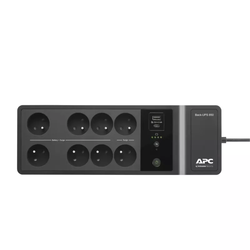 APC BE850G2-FR nepertraukiamo maitinimo šaltinis (UPS) budėjimo režimu (Offline) 0,85 kVA 520 W