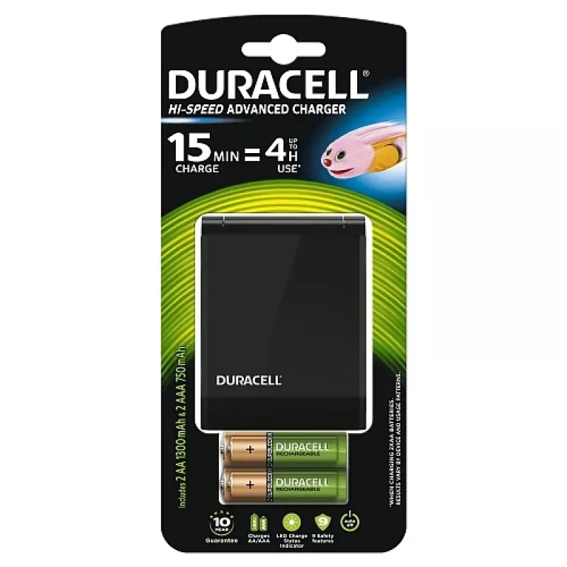 Duracell 5000394114524 akumuliatorių įkroviklis kintamoji srovė