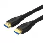 HDMI laidas Unitek C11043BK 10 m, HDMI Type A kištukas–kištukas, HDMI 2.0, 18 Gbit/s, paauksuoti kontaktai, juodas