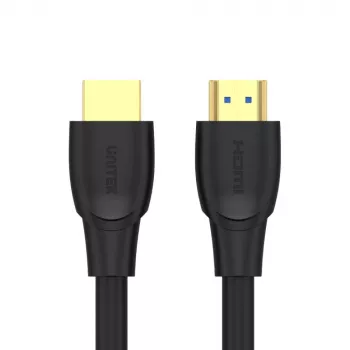 HDMI laidas Unitek C11043BK 10 m, HDMI Type A kištukas–kištukas, HDMI 2.0, 18 Gbit/s, paauksuoti kontaktai, juodas