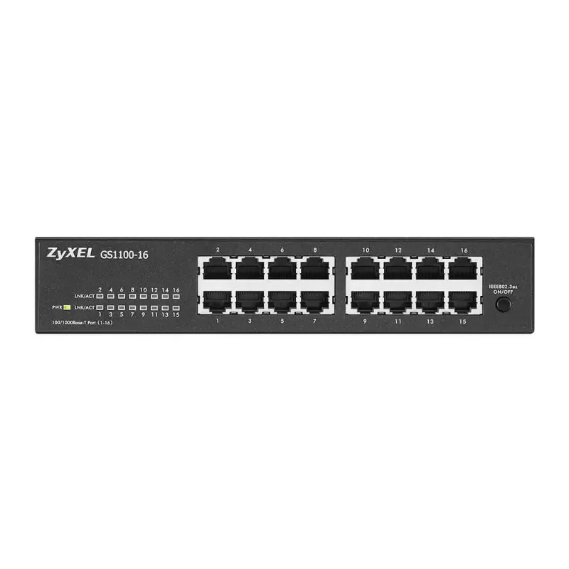 Zyxel GS1100-16 Nevaldomas Gigabit Ethernet (10/100/1000)