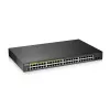 Zyxel GS1900-48HPv2 valdomas L2 Gigabit Ethernet (10/100/1000) maitinimas per Ethernet (PoE) juodas