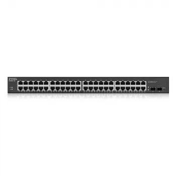 Zyxel GS1900-48HPv2 valdomas L2 Gigabit Ethernet (10/100/1000) maitinimas per Ethernet (PoE) juodas