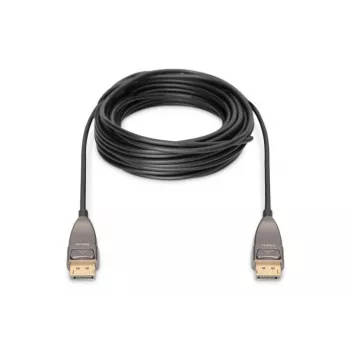 DIGITUS DisplayPort AOC hibridinio-šviesolaidinio kabelio jungtis V/V UHD 8K@60Hz, CE, juoda 15m
