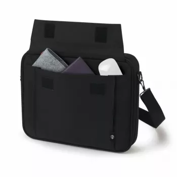 DICOTA Eco Multi Base - 15-17.3in Nešiojamojo kompiuterio dėklas - Juodas / 300d Rpet Poliesteris