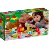 LEGO DUPLO skaičių traukinys 10954 – ankstyvojo mokymosi traukinys su numeruotais vagonais skaičiavimui ir rūšiavimui
