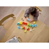 LEGO DUPLO skaičių traukinys 10954 – ankstyvojo mokymosi traukinys su numeruotais vagonais skaičiavimui ir rūšiavimui