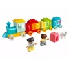 LEGO DUPLO skaičių traukinys 10954 – ankstyvojo mokymosi traukinys su numeruotais vagonais skaičiavimui ir rūšiavimui