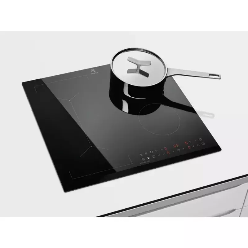 Elektrinė kaitlentė Electrolux LIV63431BK, juoda, įmontuojama, 60 cm, zoninė indukcinė, 4 zonos