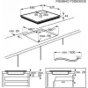 Elektrinė kaitlentė Electrolux LIV63431BK, juoda, įmontuojama, 60 cm, zoninė indukcinė, 4 zonos
