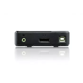 ATEN 2 prievadų USB 4K DisplayPort 1.2 KVM komutatorius (su KVM kabeliais)